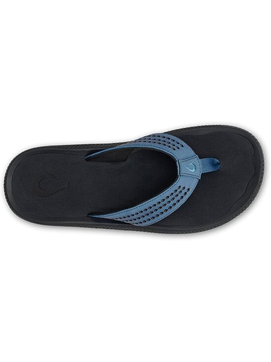 Men\'s Blue Fog Resistant Flip Flops Arch Support Comfort Fit Beach Sandal Shoes